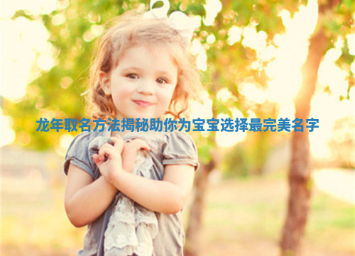 龙年取名方法揭秘助你为宝宝选择最完美名字